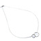 GO-DUTCH LABEL Go Dutch Label Stainless Steel Necklace Short Sisters Silver colored