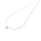 GO-DUTCH LABEL Go Dutch Label Stainless Steel Necklace Short Open Clover Silver colored