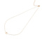 GO-DUTCH LABEL Go Dutch Label Stainless Steel Necklace Short Mini Circles Gold