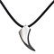 iXXXi JEWELRY MEN iXXXi JEWELRY MEN KETTING LEER MET HANGER TOOTH