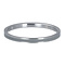 iXXXi JEWELRY iXXXi Washer 0.2 cm Line Gray in matt silver stainless steel