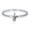 iXXXi JEWELRY iXXXi Washer 2mm Snake in silver stainless steel