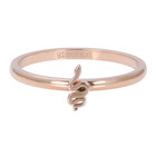 iXXXi JEWELRY iXXXi Washer 2mm. Snake Stainless steel Rose gold