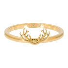 iXXXi JEWELRY iXXXi Washer 2mm. Antlers Stainless steel Gold