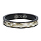 iXXXi JEWELRY iXXXi Vulring 4mm  Python Zwart  stainless staal