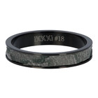 iXXXi JEWELRY iXXXi Washer 4mm Elephant Stainless steel Black