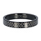 iXXXi JEWELRY iXXXi Washer 4mm Snake Black stainless steel