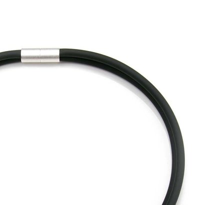 CUBE COLLECTION CUBE NECKLACE BLACK-BLACK