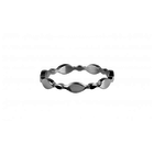 CHARMIN'S Charmins ring Bubbaly Shiny Steel Zilver