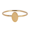 CHARMIN'S Charmins Minimalist Shiny Gold steel R719 from the fashion jewelry brand Charmin's.