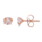 iXXXi JEWELRY iXXXi Jewelry Ear Studs Triangle crystal Rose gold colored