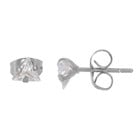 iXXXi JEWELRY iXXXi Jewelry Ear Studs Triangle crystal Silver colored