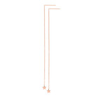 iXXXi JEWELRY iXXXi Jewelry Ear Studs Pull Through Rose Gold colored with Star