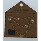 GO-DUTCH LABEL Go Dutch Label Halskette Mit Ovalen Elementen Gold