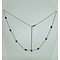 GO-DUTCH LABEL Go Dutch Label Stainless Steel Necklace Short With Oval Elements with Zirconia Gold