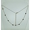 GO-DUTCH LABEL Go Dutch Label Stainless Steel Necklace Short With Oval Elements with Zirconia Silver