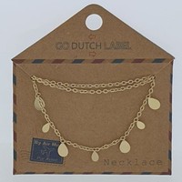 GO-DUTCH LABEL Gehen Sie Dutch Label Necklace Drops Gold