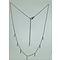 GO-DUTCH LABEL Go Dutch Label Stainless Steel Necklace Short Bars Silver colored