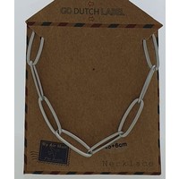 GO-DUTCH LABEL Go Dutch Label Chain Link Silver Farbe