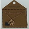 GO-DUTCH LABEL Go Dutch Label Necklace with pendant World Rose gold