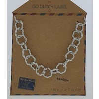 GO-DUTCH LABEL Go Dutch Label Chain Runde Glieder Silberfarben