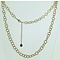 GO-DUTCH LABEL Go Dutch Label Stainless Steel Chain Round Links 45 cm. Gold colored