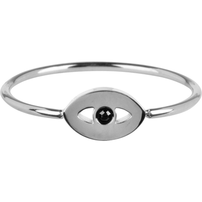 CHARMIN'S Charmins Mystic Eye   Shiny Silver steel  R763  van het fashion sieradenmerk Charmin’s.