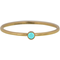 CHARMIN'S Charmins Shine Bright Turquoise steel stacking ring R789