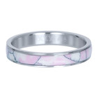 IXXXI JEWELRY RINGEN iXXXi Jewelry Vulring 4mm Zilver Ceramic Pink Paradise