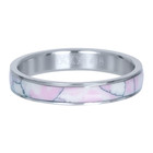 IXXXI JEWELRY RINGEN iXXXi Jewelry Washer 4mm Silver Ceramic Pink Paradise