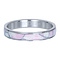 IXXXI JEWELRY RINGEN iXXXi Jewelry Vulring 4mm Zilverkleurig Staal Ceramic Pink Paradise