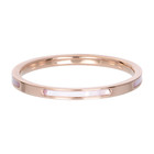 IXXXI JEWELRY RINGEN iXXXi Jewelry Washer Bonaire 2mm Steel Rose gold with mother-of-pearl