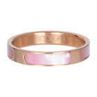 IXXXI JEWELRY RINGEN iXXXi Schmuckscheibe Aruba 4mm Stahl Roségold mit Perlmutt