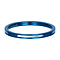 IXXXI JEWELRY RINGEN iXXXi Schmuckscheibe Bonaire 2mm Stahlblau mit eingelegter Perlmuttschale