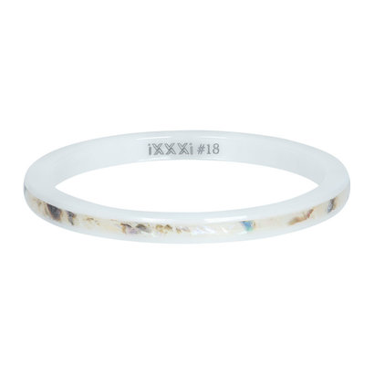 IXXXI JEWELRY RINGEN iXXXi Jewelry Washer 2mm Small Ceramic Sand Shell