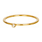 IXXXI JEWELRY RINGEN iXXXi Jewelry Vulring 1mm Zirconia 1 Stone Blond Flare in Gold Stainless steel