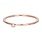 IXXXI JEWELRY RINGEN iXXXi Jewelry Vulring 1mm Zirconia 1 Stone Blond Flare in Rosegold Stainless steel