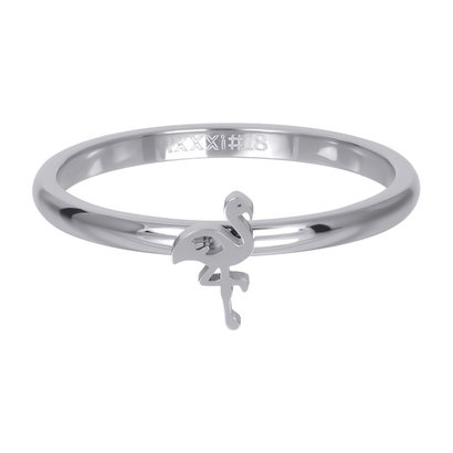 IXXXI JEWELRY RINGEN iXXXi Jewelry Washer Flamingo 2mm in Silver Stainless steel