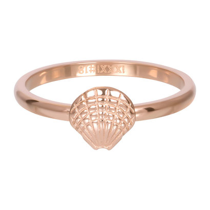 IXXXI JEWELRY RINGEN iXXXi Jewelry Washer Shell 2mm in Rose Gold Stainless steel