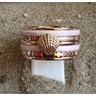 IXXXI JEWELRY RINGEN iXXXi COMBINATION OR COMPLETE RING PINK SHELL 1085 ROSE-CHOOSE