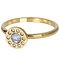 IXXXI JEWELRY RINGEN iXXXi Jewelry Vulring DIAMOND CIRCLE  2mm  Goudkleurig