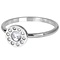 IXXXI JEWELRY RINGEN iXXXi Jewelry Vulring DIAMOND CIRCLE  2mm  Zilverkleurig