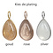 iXXXi JEWELRY IXXXI SCHMUCK ROYAL STONE DROP PENDANT EDELSTAHL