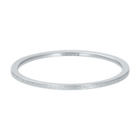 IXXXI JEWELRY RINGEN iXXXi Jewelry Vulring 0.1 cm Staal Sandblasted Zilverkleurig