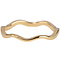 CHARMIN'S Charmin's ring Curved Steel Gold