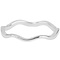 CHARMIN'S Charmins Ring Gebogener Stahl Silber