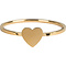 CHARMIN'S Charmins ring Oh My Love Steel Gold