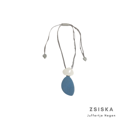 ZSISKA DESIGN Zsiska Design Ketting Pendant  Jeans Wit