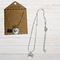 GO-DUTCH LABEL Go Dutch Label Stainless Steel Necklace Short Heart Silver colored