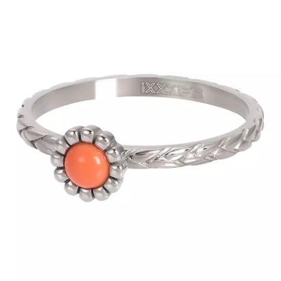 IXXXI JEWELRY RINGEN iXXXi Jewelry Vulring Inspired Coral  2mm Zilverkleurig